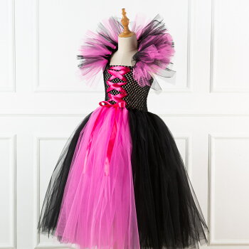 楽天市場 送料無料 ハロウィン 衣装 子供 眠りの魔女 女の子 小悪魔 仮装 可愛い 子供ドレス ワンピース 悪魔 コスチューム コスプレ 巫女 Halloween 2点セット ドレス カチューシャ 魔女ウィッチ 服装 舞台衣装 舞台劇 Unique Weddings