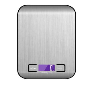 キッチンスケール デジタルスケール 電池式 はかり 計り 計量器 5kg 軽量 スリム 料理 持ち運び便利
