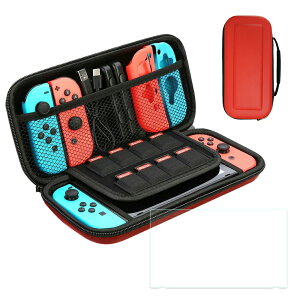 �t���ی� �V�[�g�t�� Nintendo Switch �L�������O�P�[�X switch �L�@EL���f�� OLED �n�[�h�P�[�X ���[�o�b�O �Q�[���J�[�h���[ �ő�10�����[ �j���e���h�[ �X�E�B�b�` �P�[�X ��e�� �t���ی�t�B��