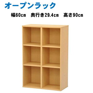 オープンラック 木製 幅60 NPG-9060 カラーボックス 飾り棚 本棚 リビング収納 収納 本箱 棚板可動 安い オフィス 事務所 お店 台 電話台 FAX台