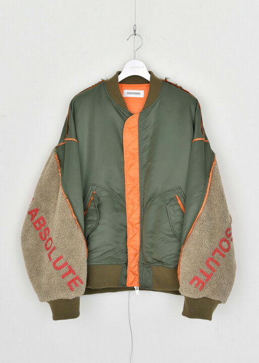 楽天市場】【DISCOVEREDディスカバード】Boa sleeve MA-1 blouson DC 