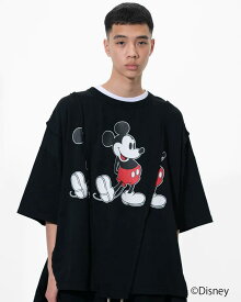 【POINT2倍】【DISCOVERED ディスカバード】Mickey Wide Tee(トップス/シャツ/カットソー/24SS)