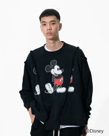 【POINT2倍】【DISCOVERED ディスカバード】Mickey Wide Sweat(トップス/スウェット/カットソー/24SS)
