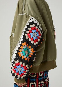 ���yPOINT2�{�z�yDISCOVERED/�f�B�X�J�o�[�h�zCROCHET SLEEVE MA-1(3�F)(�A�E�^�[/�W���P�b�g/�u���]��/�j�b�g/MENS/UNISEX/2024AW)