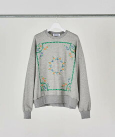 【POINT2倍】【DISCOVERED ディスカバード】FLOWER EMBROIDERY SWEAT(3色)