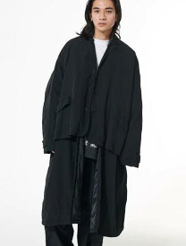 【DISCOVEREDディスカバード】LAYERED PADDED LONG COAT(2色)(COAT,コート,アウター,23AW)