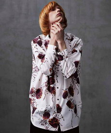 【POINT2倍】【SHAREEFシャリーフ】 ZAKURO PATTEN L/S SHIRTS(23713040)(2色)(シャツ/Shirts/23AW)