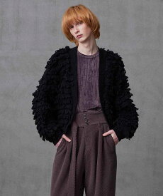 【SHAREEFシャリーフ】 LOOP KNIT CARDIGAN/23714026(3色）(ニット/カーディガン/TOPS/23AW)