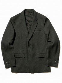 【MR.OLIVEミスターオリーブ】（ブラック）RETORO POLYESTER TWILL / 2B SEMI PEAKED LAPEL JACKET M-18101(5色)(レトロポリエステルツイル/2ボタンセミピークドラペルジャケット/SET UP/セットアップ/OUTER/アウター/2021AW)