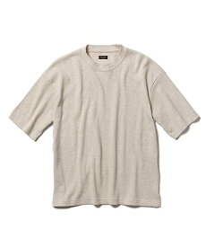 【POINT2倍】【MR.OLIVEミスターオリーブ】COTTON WAFFLE / RELAX BODY T-SHIRT（3色）(クルーネック/T-SHIRTS/T-シャツ/24SS)