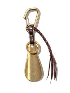 �yPOINT2�{�z�yMR.OLIVE�~�X�^�[�I���[�u�zPOLISHED STEER LEATHER / BRASS SHOE HORN KEY RING ME361(3�F)(�|���b�V���h�X�e�B�[�����U�[/�u���X�V���[�z�[���L�[�����O/E.O.I)