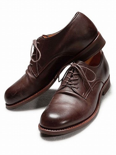<BR>WATER PROOF SHIRINK LEATHER   PLAIN TOE OXFORD SHOES ME527(3色)<BR>(ウォータープルーフシュリンクレザー  プレーントゥオックスフォードシューズ 靴