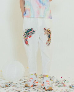 �ySTOF�X�g�t�zSF24SS-12Linen UTAGE Embroi Pants(2�F)(lady's/���f�B�[�X/UNISEX/���j�Z�b�N�X/24SS)