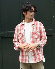 【POINT2倍】★【TMTティーエムティー】★ VINTAGE HEAVY PLAID SHIRTS(3色）TSHF2202