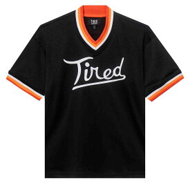 【TIREDタイアード】 ROUNDERS MESH BASEBALL JERSEY(メッシュベースボールジャージー/CUT AND SEWN/カットソー/PARRA//2022S)