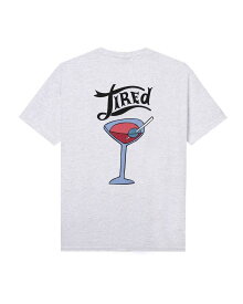 ■【TIREDタイアード】 DIRTY MARTINI SS TEE（by parra バイパラ）(ダブルビジョン半袖Tシャツ/CUT AND SEWN/カットソー/PARRA//2022S)