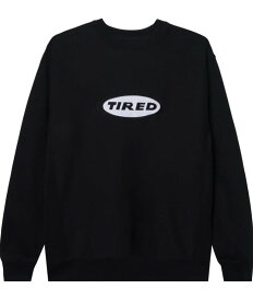 ■【TIREDタイアード】 OVAL LOGO CREW HEATHER（3色）(エレファントパターンクルー/CUT AND SEWN/カットソー/PARRA//2022AW)