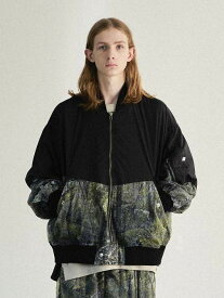 【POINT2倍】【FACETASM ファセッタズム】FOREST PATCHED MA-1（1色）