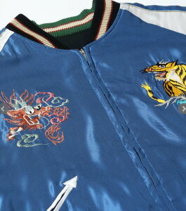 �yPOINT5�{�z�yTAILOR TOYO �e�[���[���m�z �iTT15542-119�j / Early 1950s Style Acetate Souvenir Jacket �gJAPAN MAP�h × �gGOLD DRAGON�h