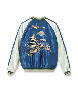 �yPOINT5�{�z�yTAILOR TOYO �e�[���[���m�zLot No. TT15682-162 / Early 1950s Style Acetate Souvenir Jacket �gWHITE EAGLE�h × �gLANDSCAPE�h