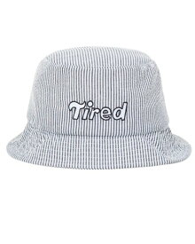 ■【TIREDタイアード】 TILDE SEERSUCKER BUCKET HAT (USA)(HAT/帽子/PARRA//2023SS)