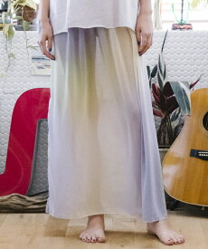 【POINT2倍】【STOFストフ】Fog dyed long skirt ドレススカート(SF23SS-20)(2色）