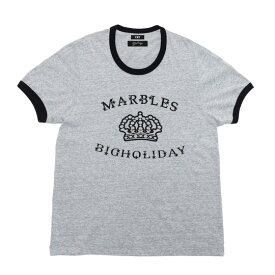 【POINT2倍】【TMTティーエムティー】TMT×Marbles S/S RINGER T-SHIRTS(MARBLES BIGHOLIDAY) (2色)（TCSS23MB03）(T-SHIRTS/T-シャツ/MENS)