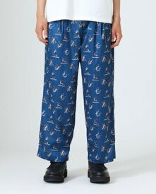 【新春SALE!!】【DIET BUTCHER ダイエットブッチャー】Tartary pattern pajama pants（3色）（DB82283003）（レザーパンツ/エコレザー/パンツ/ジャケット/アウター/OUTER/23AW)