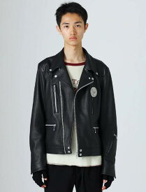 【新春SALE!!】【DIET BUTCHER ダイエットブッチャー】Leather riders(ライダースジャケット/ジャケット/アウター/OUTER/23AW)