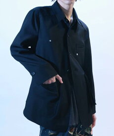 【POINT2倍】【DIET BUTCHER ダイエットブッチャー】Layered pockets coverall(2色)(カバーオール/ジャケット/アウター/outer/24SS)