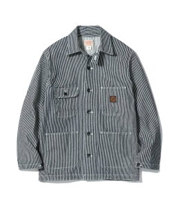 �yPOINT3�{�z �ySAILOR MOKU PRODUCTS�z12.5oz. HICKORY STRIPE WORK JACKET�iSM15903�j(�n���C�A��/SHIRTS/�A���n�V���c//MENS/VINTAGE/���v���J/�r���e�[�W/�T���T�[�t)
