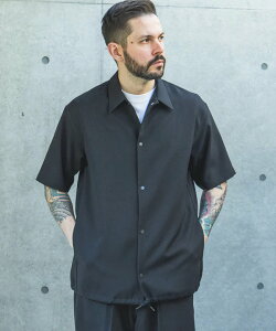 �yPOINT2�{�z�yMR.OLIVE�~�X�^�[�I���[�u�zTROPICAL POPLIN / SHORT SLEEVE COACH SHIRT �iM261120�j�i2�F�j