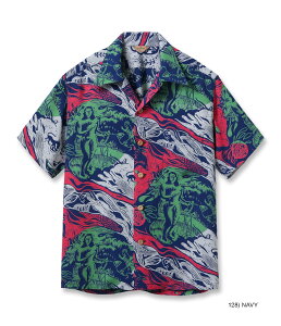 �yPOINT3�{�z�y KAMEHAMEHA�z SS39673 / SUN SURF SPECIAL EDITION �gGAUGUIN WOODCUT MYSTIC�h (SHORT SLEEVE)(SHIRTS/�A���n�V���c//MENS/VINTAGE/���v���J/�r���e�[�W/)