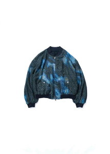 yWIZZARDEBU[hz PRINT BOMBER JACKET(AE^[/WPbg/25SS)
