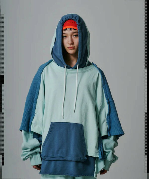 楽天市場】【FACETASM ファセッタズム】【25AW】LAYERED HOODIE（3色 