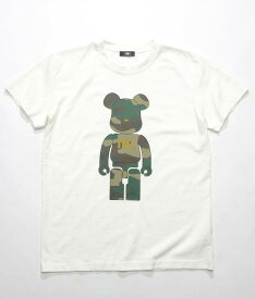 【TMTティーエムティー】【TMT×BE@RBRICK】DRY COTTON JERSEY STANDARD S/S TEE (CAMOUFLAGE)（TCSS25BA02）(2色)(ベアブリック×TMTアメリカンジャージーTシャツ/Tシャツ/カットソー)