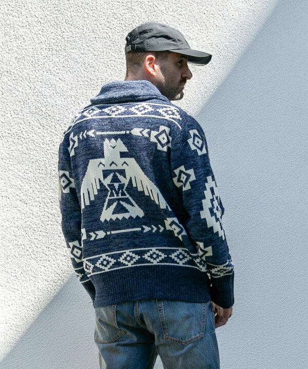 楽天市場】○【TMTティーエムティー】EAGLE KNIT CARDIGAN (カウチン 