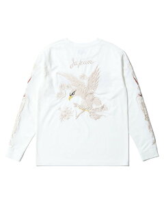 �yPOINT2�{�z�yTAILOR TOYO �e�[���[���m�zLONG SLEEVE SUKA T-SHIRT EMBROIDERED �gEAGLE�h�i�C�[�O���j�iTT69647�j