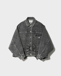 yPOINT2{zybeautiful people / r[eBts[vzdouble-end selvedge denim blouson blk bleach (1545102024)iu]AfjWPbgA24AWj