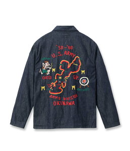�yPOINT5�{�z�yTAILOR TOYO �e�[���[���m�z Late 1950s Style Blue Denim Okinawa Jumper �gCHIBANA ARCHER'S�h (ONE WASH)�iTT15881�j