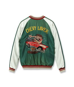 �yPOINT2�{�z�y���[�z�yTAILOR TOYO �e�[���[���m�z1950s Style Acetate Souvenir Jacket �gTIGER HEAD�h × �gCHEVY LOVER�h (AGING MODEL)�i�q�����b�N�A�q�����b�N�X�J�W�������A�X������p�A�X�J�W�����A�X�[�x