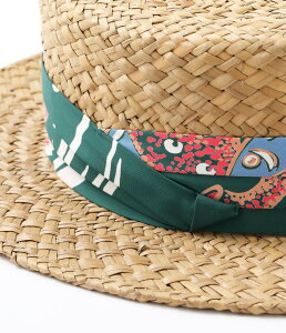 �yPOINT2�{�z�yMr.FATMAN × SUNSURF�z Lot No. SS02848 / �gBUG EYED FISH�h ISLAND BOATER HAT by Mr.FATMAN(HAT/�n�b�g/�X�q/MENS/VINTAGE/���v���J/�r���e�[�W/)