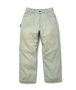 yMR.OLIVE~X^[I[uzHAND CRAFT BLEACH DENIM / PAINTER PANTSi1Fj({gX/PANTS/pc)