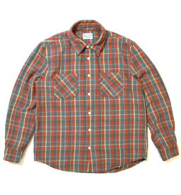 【TMTティーエムティー】Heavy flannel Check Shirts(/バッファローツイルチェックシャツ/シャツ/SHIRTS)