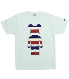 ★【TMTティーエムティー】★BE@RBRICK×TMT HEAVY JERSEY S/SL TEE(TRICOLOR)（TCSS22BA05）(3色)(ベアブリック×TMTアメリカンジャージーTシャツ/Tシャツ/カットソー)
