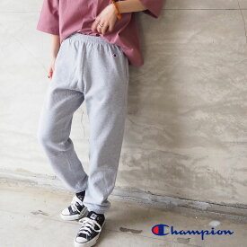 champion チャンピオン パンツ ゆったり 大きめ スウェットパンツ C5-S201 スウェット ボトムス スエット スエットパンツ 裏起毛 起毛 ワンポイント カジュアル シンプル アメカジ おしゃれ グレー ベージュ インポート 肉厚 USA製