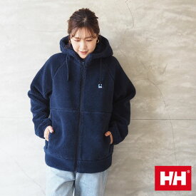 HELLY HANSEN ヘリーハンセン ジャケット FIBERPILE HOODIE HE52280 アウター ファイバーパイル フリース パーカー ボア ジップアップ ボアジャケット ボアパーカー フード もこもこ フリースジャケット アウトドア キャンプ 冬 ユニセックス レディース メンズ