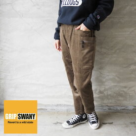 GRIP SWANY グリップスワニー パンツ コーデュロイ ギアパンツ CORDUROY GEAR PANTS GSP-88 ギアポケット ストレッチ アウトドア キャンプ キャンプパンツ イージーパンツ おしゃれ カーキ チャコール キャンプ女子 ユニセックス レディース メンズ