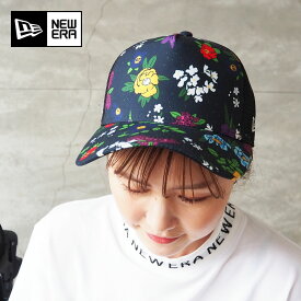 NEW ERA ニューエラ ゴルフ キャップ レディース WOMEN'S 9FORTY A-Frame トラッカー New York Botanical Garden 13534512-13534513 帽子 メッシュキャップ スナップバック ロングバイザー 遮蔽効果 サイズ調整可 ボタニカル柄 ウィメンズ おしゃれ ゴルフ用品