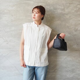 TODAYFUL トゥデイフル Flappocket Cotton Vest フラップポケット コットン ベスト 2023 Spring Summer 12310105 ライフズ 吉田怜香 クーポン不可 ベスト 黒 白 ブラック ホワイト 即納